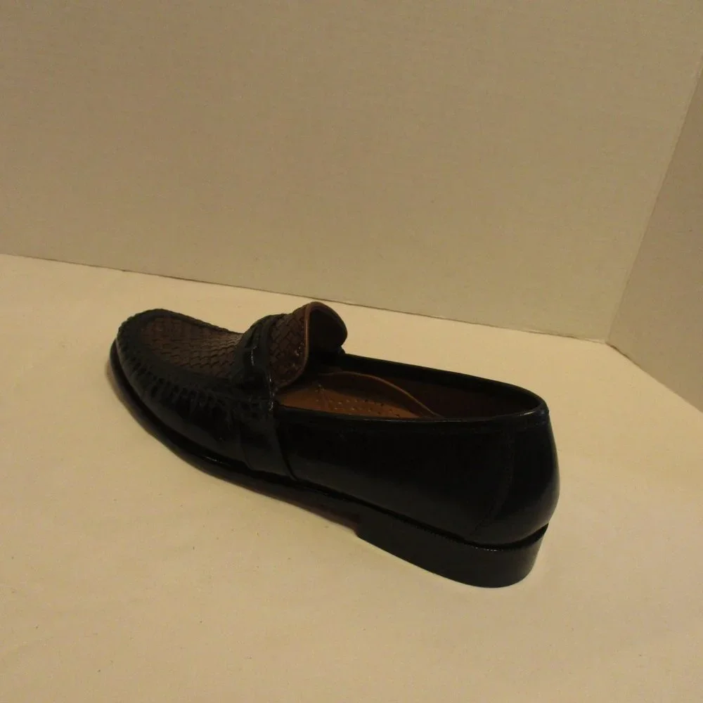 Florsheim Shoes Men 9 Black Brown Interview Business Travel Dress Shoes